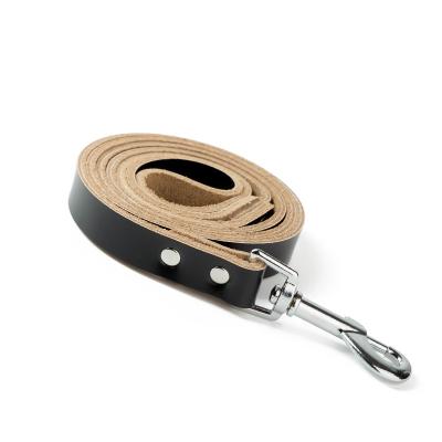 China Sustainable Dog Leash Running Dog Leash Leather Training Lead Leash for sale