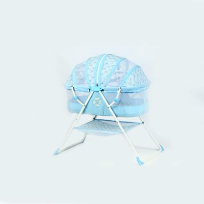 China For High Quality Baby Swing Bed Baby Sleep and Play Portability Baby Cribs Foldable Cribs with Canopy for sale