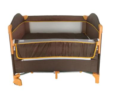 China EUROPEAN Baby Bedside Playpen Travel Cradle Attached To Bed for sale