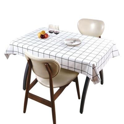 China Disposable and Reusable Biodegradable Proof Table Cover Black and White Table Cloth for Restaurant Wholesale for sale