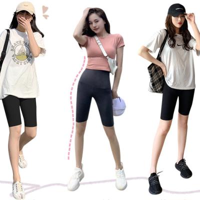 China Custom Modern Anti-Wrinkle And Breathable Eco-Friendly Lady Yoga Biker Shorts for sale