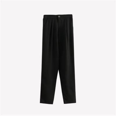 China Custom Sizes Modern Feminine Pink Blue Black Pink Multiple Women's Anti-Wrinkle Pants Low MOQ Casual Trousers for sale