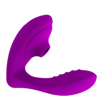 China noise < female 40db 10 frequency vibrating sucking vibrator for sale