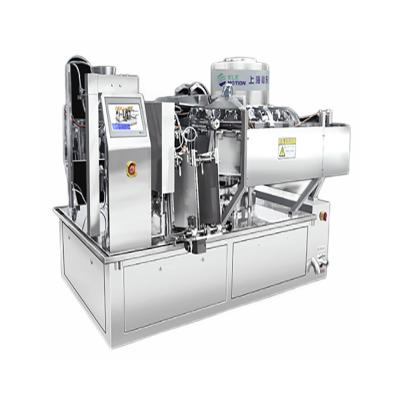 China Food Rotary Doypack Stand Up Pouch Filling Vacuum Nitrogen Filling Packaging Machine for sale