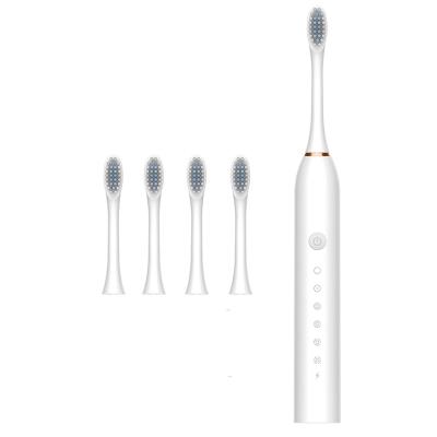 China 5-Function Modes Waterproof Electric Toothbrush Manufacturer Black White Pink Electric Toothbrush Soft Bristle Toothbrush for sale