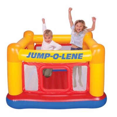 China INTEX 48260 174CMX174CMX112CM Bouncy Castle Indoor Outdoor Children's Castle Inflatable Jumping Castle Bounce House Bounce House for sale