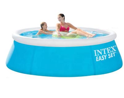 China Easy Install INTEX 28101 6FT X 20IN Inflatable Outdoor Easy Pool Set Above Ground Swimming Pool Backyard Garden Pool Swim Set for sale