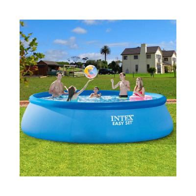 China Easy Install Intex 28106 8FT X 26IN EASY SET POOL Inflatable Over Ground Swimming Pool Family Pool for sale