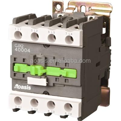 China CJX2 CJX2-40004 4 pole household contactor 220v telemecanique contactor gmc magnetic contactor for sale