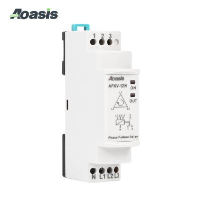 China AOASIS AFKV-12N Sealed 3 Phase Market Regulation Relays Phase Sequence Voltage Monitoring Relay for sale