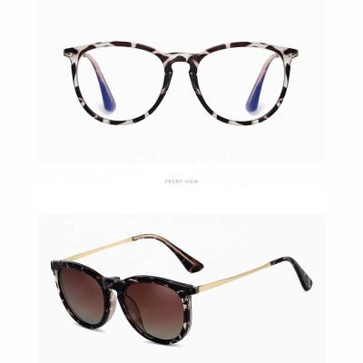 China Styles Sale Designer Sunglasses Magnet Sunglasses TR90 Classic Hot Fashion Handmade Eyewear Sunglasses Polarized Clip On Women 95659 for sale