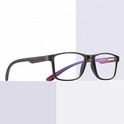 China 10 Years OEM Experience New Style Eyewear 2388 Computer Blue Light Blocking Protector Rectangle Optical Glasses TR90 Frames Prescription Glasses for sale