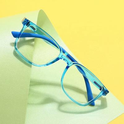 China 10 Years OEM Experience Sunbest 8501 Eyewear 360 Degree Rotation Spring Hinge TR90 Glasses Frames Kids Blue Light Anti Blocking Glasses for sale