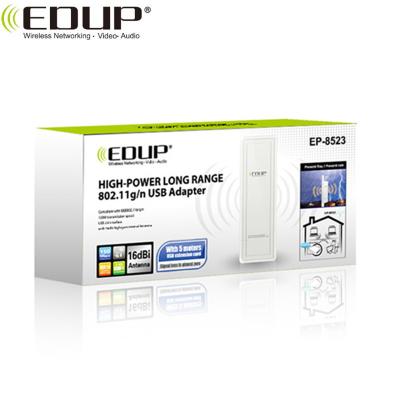 China Laptop & deskop EDUP EP-8523 High Power Wireless USB Adapter with Ralink RT3070 for sale