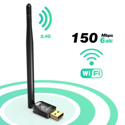 China EDUP EP-MS8551 USB KEY LAPTOP wifi adapter 150Mbps Linux network adapter antena kali wireless usb wifi adapter for print server for sale