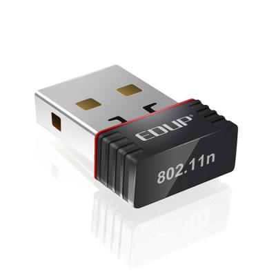 China Mini Desktop Nano Receiver 2.4GHz 802.11b/g/n 150Mbps USB 2.0 Wi-Fi WLAN 150M Wireless Wifi Adapter Dongle for sale