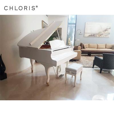 China Musical Instruments Quarter Grand Piano Mechanical White Piano FOR SALE HG-152W for sale