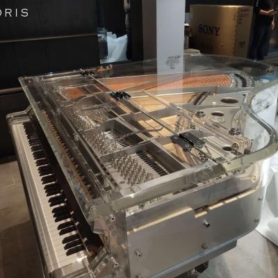 China Mechanic grand piano HG-152A acrylic clear chloris for sale crystal piano for sale