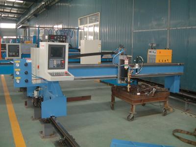 China Semi Automatic CNC Plasma Flame Cutting Machine / Gantry Metal Cutting Equipment For Carbon Steel for sale