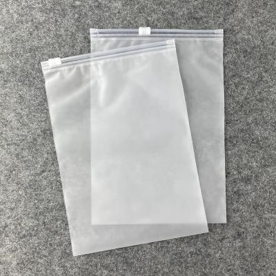 China Recyclable Custom Matte/Frosted Biodegradable Plastic Packaging Zipper Bags, T-Shirt Zip Lock Clothing Bags With Logo No Smell High Quality for sale