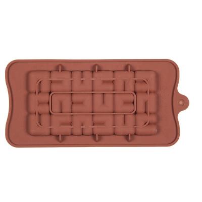 China Silicone Rubber Chocolate Mold 12 Shapes Chocolate Baking New Factory Non-Stick Silicone Cake Candy Mold 3D Mold DIY for sale