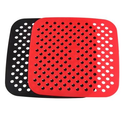 China Viable Small Size Silicone Accessories Air Fryer Reusable Air Fryer Liners Easy Silicone Air Fryer Mold Kitchen Accessories for sale