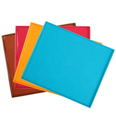 China Silicone Mat Non Stick Silicone Mat Manufacturer Supply Heat Resistant Viable Custom For Oven Baking for sale