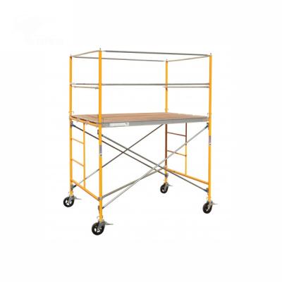 China Industrial Construction Mobile With Caster Wheel Scaffolding Set for sale