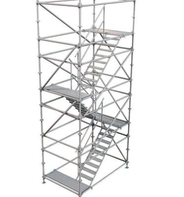 China Industrial Galvanized Ringlock Scaffolding System Stair Ladder for sale