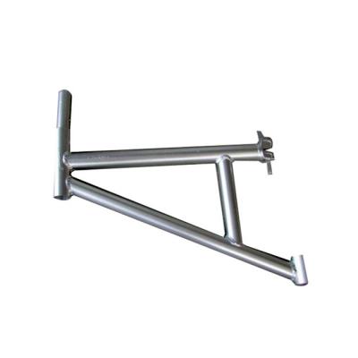 China High quality ringlock scaffolding 2 panel scaffolding brackets contemporary diagonal scaffolding brace HDG for sale