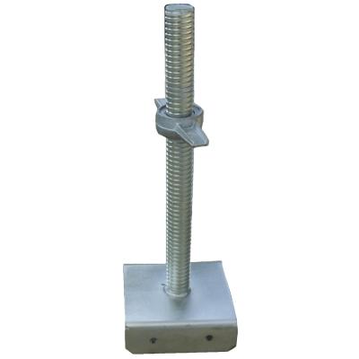 China Solid Screw Jack Base U Head Formwork Industrial Parts Scaffolding for sale