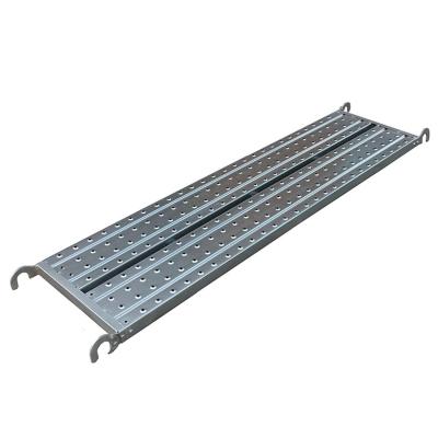 China Traditional Scaffolding Walkway Metal Deck Panel Plank Weight 12.5kg for sale