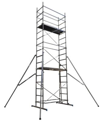 China Industrial Scaffold Towers Scaffold Material Aluminum Mobile Folding Folding Tower for sale