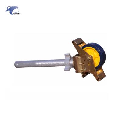 China Industrial Aluminum Scaffolding System Parts Names Caster Wheel for sale