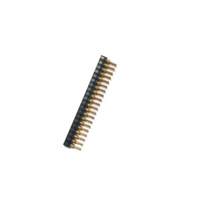 China PA66 1.27 Mm Round Pin Header Female Headers 40 Pin Female Pin Header for sale