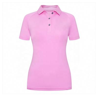 China Parride Printed Logo Embroidered Custom Slim Women's Polyester Unisex Golf Shirt for Women Wicking Moisture and Wicking Sweat for sale