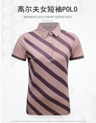 China Anti-Wrinkle OEM Women S Office Design Polo Shirt Printed Golf Shirts Polo T-shirt Clothing Uniform Quantity M L XL Customize Anti Chinese for sale