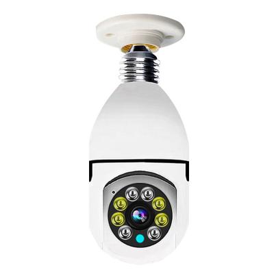 China NIGHT VISION Wifi Two Way Audio 360 Degree Rotating HD Night Vision LED Color Bulb CCTV Camera For Indoor Garages for sale