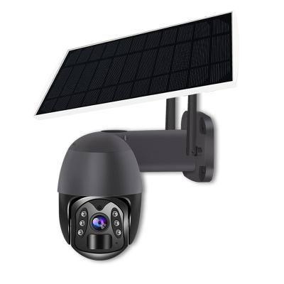 China Tuya2022 NIGHT VISION Intelligent Solar Security Camera Night Vision CCTV IP Camera 1080P HD SIM GSM 4G CCTV IP Camera Outdoor Battery Power for sale