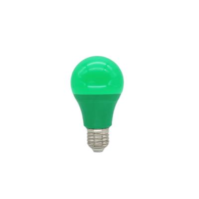 China A60/49 Antique Bulbs Green Color 9W LED Light Aluminum Cup And PC Plastic Cover Lighting Accessories Lampshades for sale