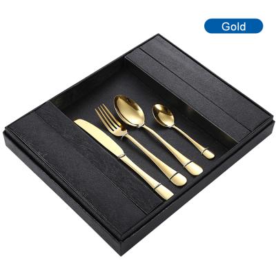 China 2021 Sustainable Amazon Best Seller 24pcs Cutlery Set Spoons And Spoons Stainless Steel Cutlery 24 Set Flatware for sale