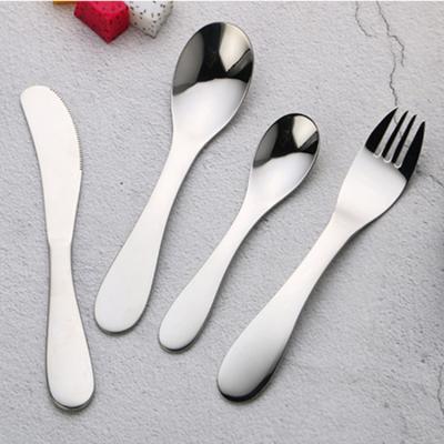 China 2021 Sustainable Products Hot Selling Children's Cutlery Set Kids Spoon For Kids dropshipping for sale