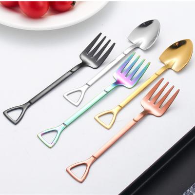 China Viable Product Ideas New 2021 Fruit Fork Design Forks Lovely And Cute Spoon And Spoons Stainless Steel Fork for sale