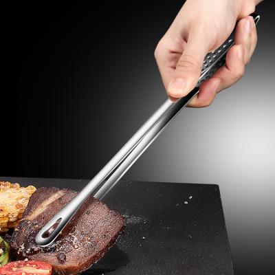 China Amazon Hot Sale BBQ Tongs Stainless Steel Tongs Gold Food Viable Cooking Tongs for sale