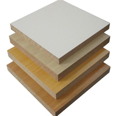 China Moisture Proof Wood 15mm E2 Color Wooden Melamine Board Decorative MDF Board Sheets for sale