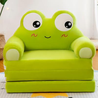 China Modern Design Frog Small Plush Sofa Adjustable Kids Cartoon Cute Modern Child Sofas for sale