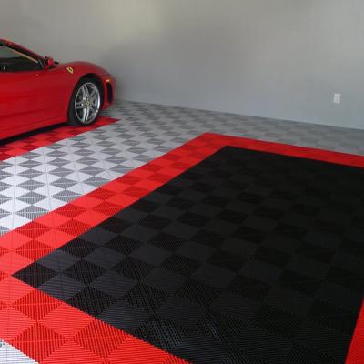 China China factory price basketball modern anti-slide anti-skid wear-resistant waterproof pp style indoor plastic interlocking garage tarpaulin tiles for sale