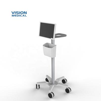 China Industrial Hospital therapy equipment cart chariot medical pc cart monitor trolley mobile trolley basket for sale