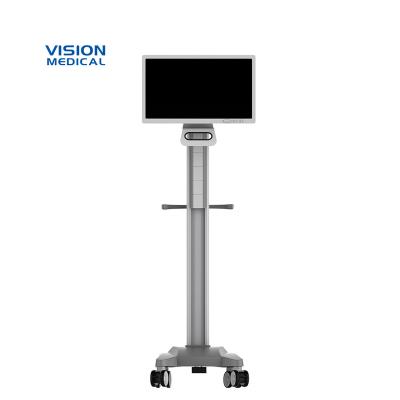 China Nursing Device Hospital Device Industrial Mobile Workstation Laptop Cart Remote Patient Monitors Trolley for sale