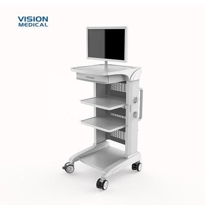 China Hospital Medical Device Endoscope Trolley Pallet Drawer Electrotome Traditional Cooling Cart for sale